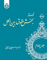 القواعد الفقهية (المجلد الرابع): قسم القانون الدولي