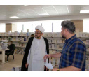 بازدید دکتر مهدوی‌زادگان، رئیس سازمان سمت، از قسمت مجازی سمت در نمایشگاه کتاب سی‌وچهارم